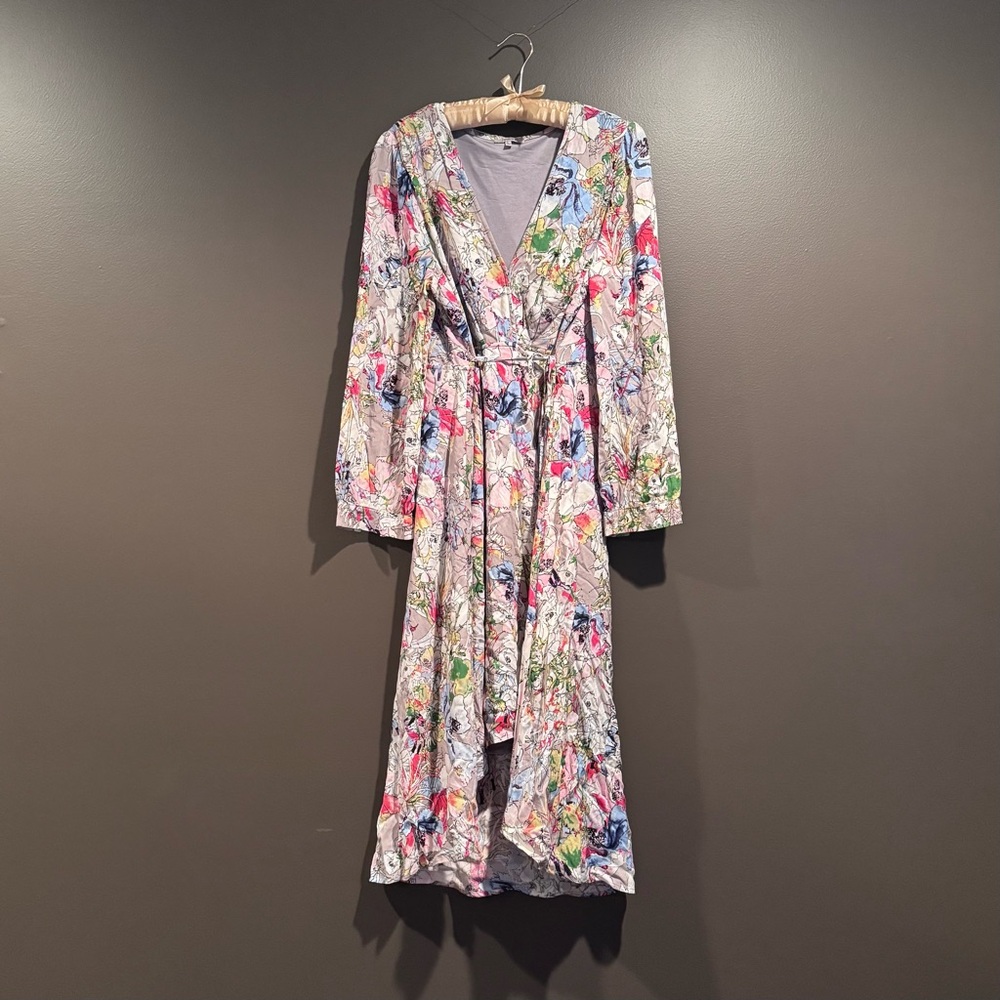 JODIFL Floral High Low Dress - Multicolor